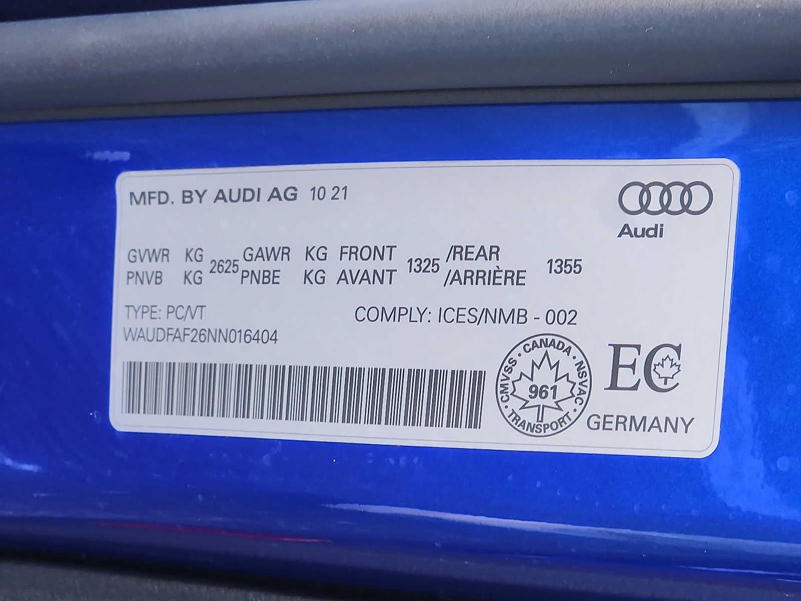 2022 Audi S6 2.9 TFSI Premium Plus
