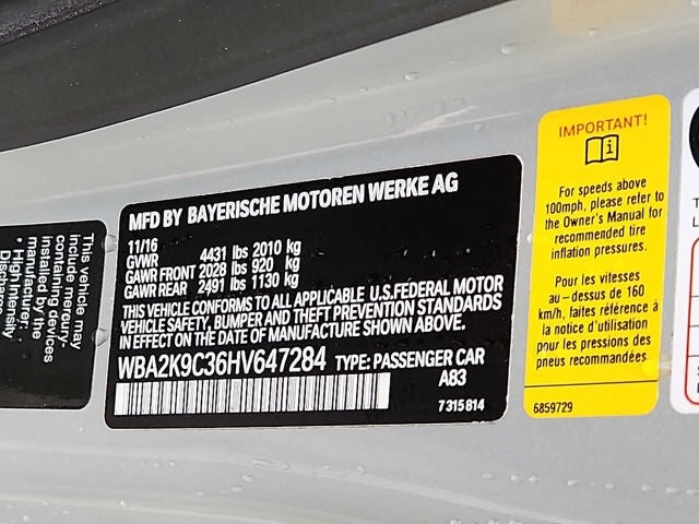 2017 BMW 2 Series 230i Convertible