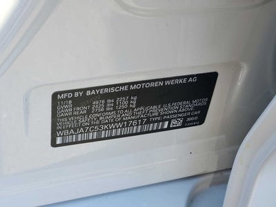 2019 BMW 5 Series 530i xDrive Sedan
