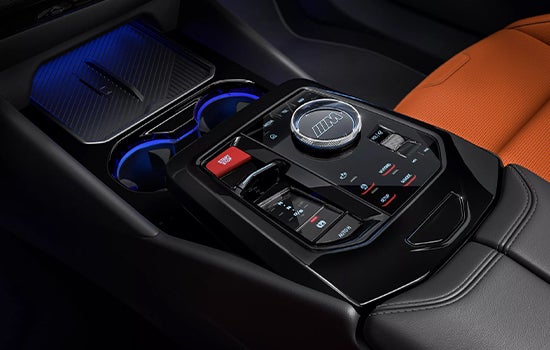 The M-specific center console. | Open Road BMW of Edison in Edison NJ