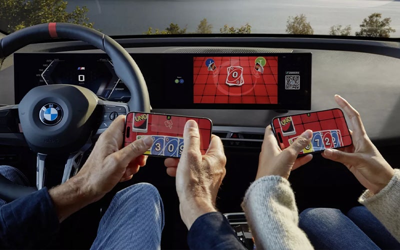 The BMW Curved Display AirConsole. | Open Road BMW of Edison in Edison NJ