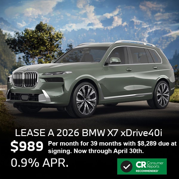 Lease a 2026 BMW X7 xDrive40i