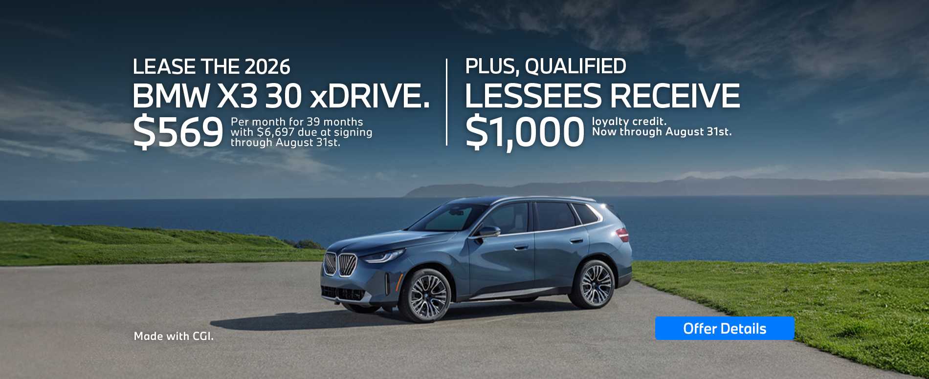 BMW X3 Lease in NJ