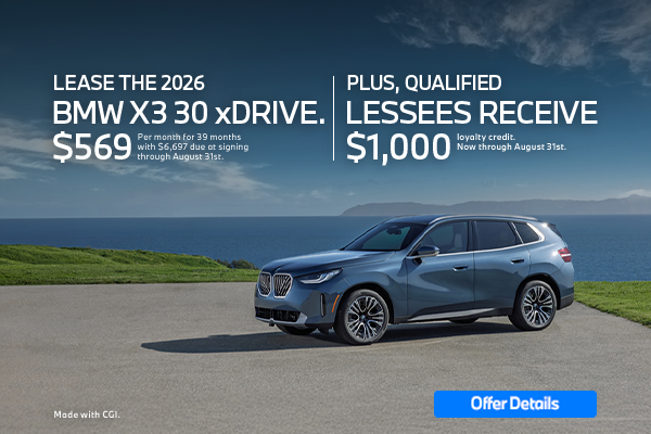BMW X3 Lease in NJ
