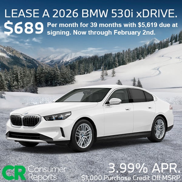 Lease a 2026 BMW 530i xDrive Sedan