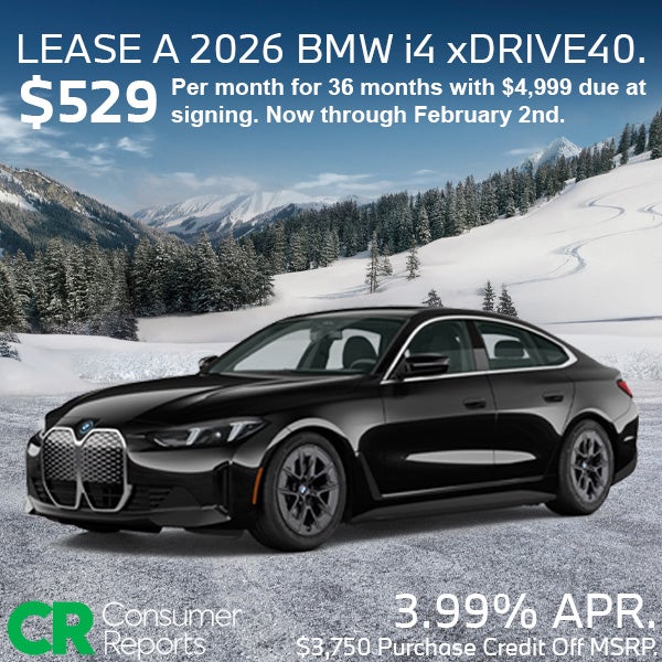 Lease a 2026 BMW i4 xDrive40