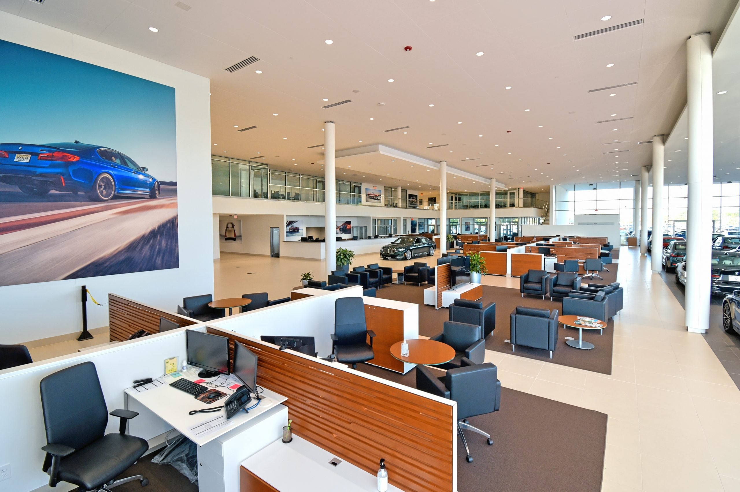 BMW of Edison team and showroom